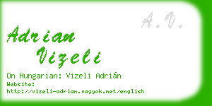 adrian vizeli business card
